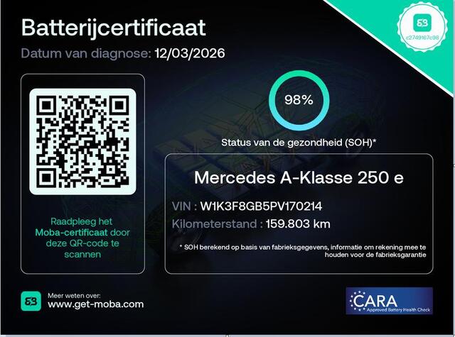 Mercedes-Benz A-KLASSE 250 e AMG Line Trekhaak | Panorama | Sfeerverlichting | Memory |