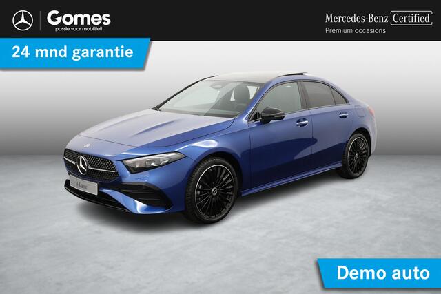 Mercedes-Benz A-KLASSE 250 e AMG Line | Premium Pakket | Night Pakket | Panoramadak | Burmester Surround Sound | MULTIBEAM LED Koplampen | Dodehoekassistent | Sierdelen Aluminium