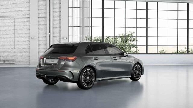 Mercedes-Benz A-KLASSE 250 e Business Solution AMG | AMG Plus Pakket | Night Pakket | Trekhaak | Panoramadak | Burmester Surround Sound | 360° Camera | Head-up Display | Dodehoekassistent | MULTIBEAM LED Koplampen | Elektrisch Verstelbare Stoelen + Memory | Stoelverwarming | Sf