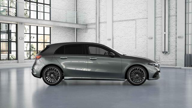 Mercedes-Benz A-KLASSE 250 e Business Solution AMG | AMG Plus Pakket | Night Pakket | Trekhaak | Panoramadak | Burmester Surround Sound | 360° Camera | Head-up Display | Dodehoekassistent | MULTIBEAM LED Koplampen | Elektrisch Verstelbare Stoelen + Memory | Stoelverwarming | Sf