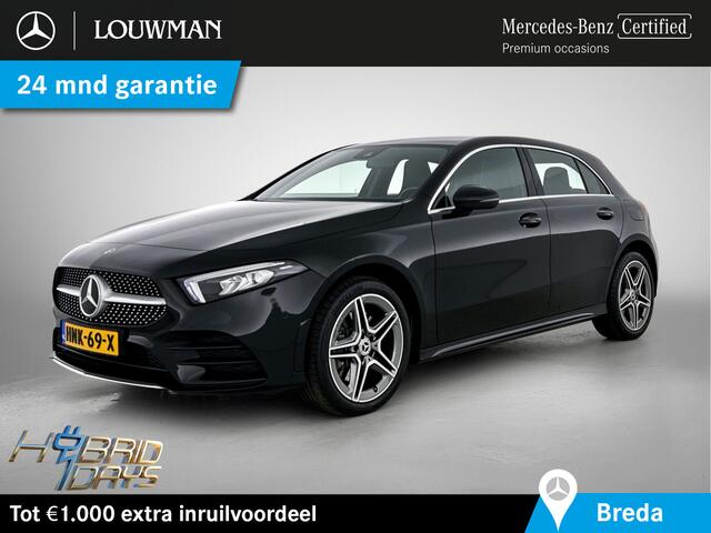 Mercedes-Benz A-KLASSE 250 e AMG Line | Achteruitrijcamera | Stoelverwarming | Led Koplampen | Inclusief 24 maanden MB Certified garantie voor Europa.
