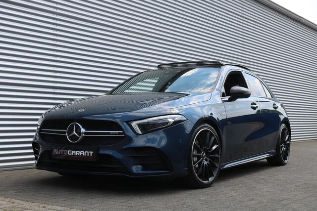 Mercedes-Benz A-KLASSE AMG 35 4MATIC AMG NightPakket (Panoramadak Sportleder/Memory Carplay Burmester 360Camera Sfeer Keyless Distronic Multibeam 19InchAMG)