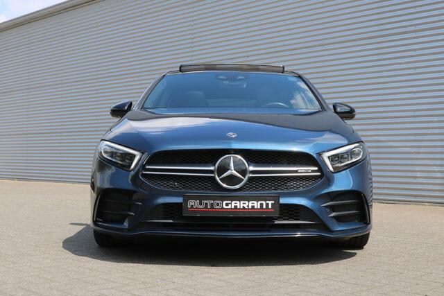 Mercedes-Benz A-KLASSE AMG 35 4MATIC AMG NightPakket (Panoramadak Sportleder/Memory Carplay Burmester 360Camera Sfeer Keyless Distronic Multibeam 19InchAMG)