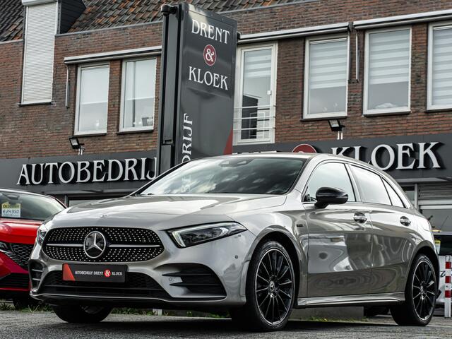 Mercedes-Benz A-KLASSE 250e AMG BRUIN LEDER ELEK SPIEGELS 19 INCH LMV LED AMBIENT LIGHTS