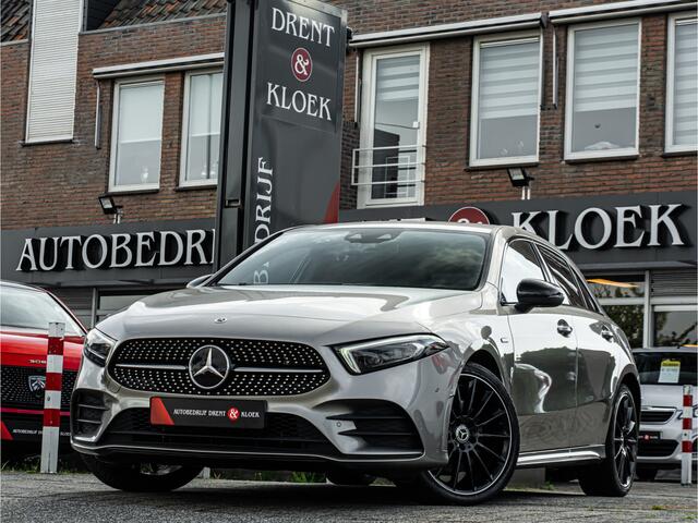 Mercedes-Benz A-KLASSE 250e AMG BRUIN LEDER ELEK SPIEGELS 19 INCH LMV LED AMBIENT LIGHTS