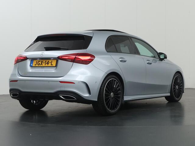 Mercedes-Benz A-KLASSE 180 Business Solution AMG | Night | Panoramaschuifdak | Premium Plus | Head-Up | MULTIBEAM LED | Dodehoekassistent | 19 inch AMG-velgen |