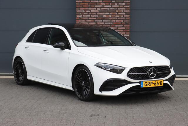 Mercedes-Benz A-KLASSE 250 4MATIC AMG Line | 224pk | Panoramadak | Memory | Burmester | Camera | Standkachel | Keyless Go | Apple Carplay | Nightpakket | Verwarmd Stuurwiel |