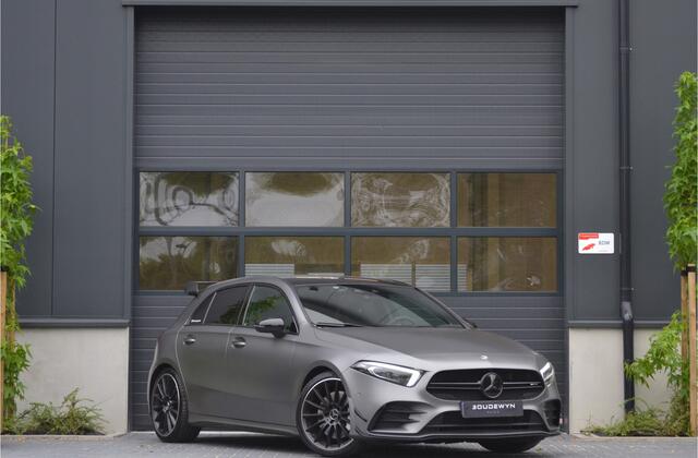 Mercedes-Benz A-KLASSE AMG 35 4MATIC Edition 1 Pano | Burmester | Schaalstoelen | A45 Spoiler | origineel matte lak!