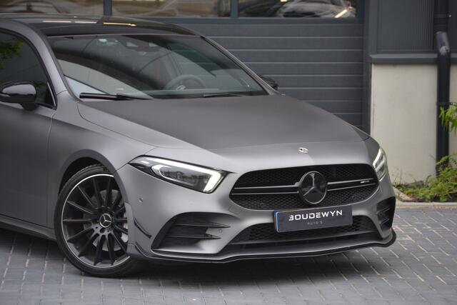 Mercedes-Benz A-KLASSE AMG 35 4MATIC Edition 1 Pano | Burmester | Schaalstoelen | A45 Spoiler | origineel matte lak!