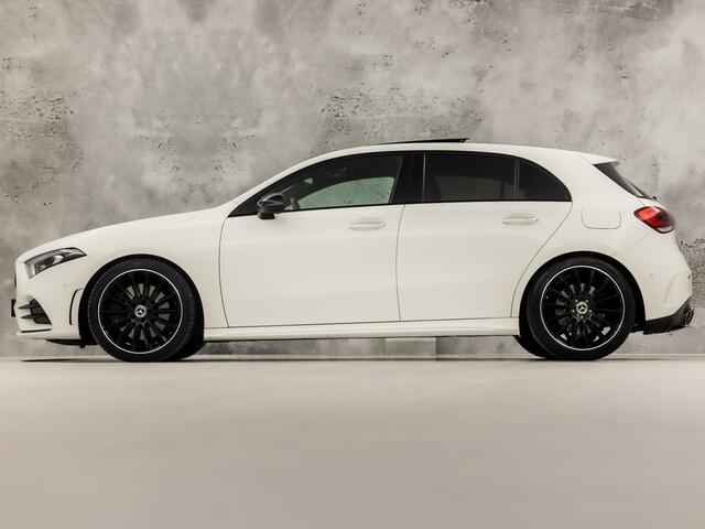 Mercedes-Benz A-KLASSE 250 AMG Sport 224Pk Automaat (PANORAMADAK, MEMORY SEATS, 360 CAMERA, BURMESTER, GROOT NAVI, SFEERVERLICHTING, WIDESCREEN, ADAPTIVE CRUISE, NIEUWSTAAT)