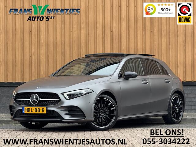 Mercedes-Benz A-KLASSE 250 e Premium Plus | Grafietgrijs Mango | Burmester | Panorama dak | Head-Up Display | 360° Camera | Multibeam Led | Sfeerverlichting | Trekhaak | Apple Carplay | Android Auto |