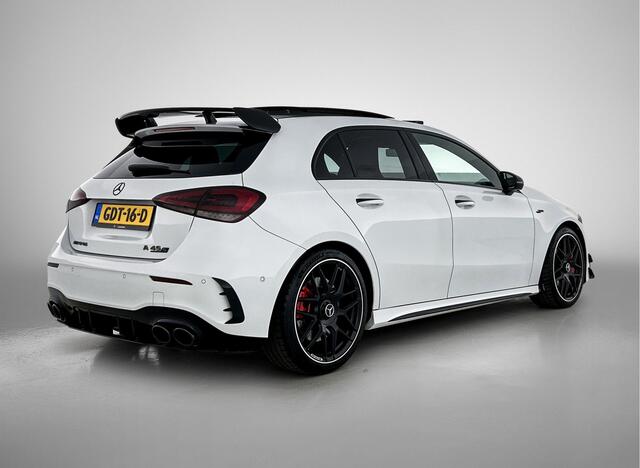 Mercedes-Benz A-KLASSE AMG 45 S 4MATIC+ | Alarm klasse 3/5 | 360° camera | Elektrisch verstelbare stoelen | Inclusief 24 maanden Mercedes-Benz Certified garantie voor Europa.