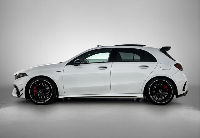 Mercedes-Benz A-KLASSE AMG 45 S 4MATIC+ | Alarm klasse 3/5 | 360° camera | Elektrisch verstelbare stoelen | Inclusief 24 maanden Mercedes-Benz Certified garantie voor Europa.