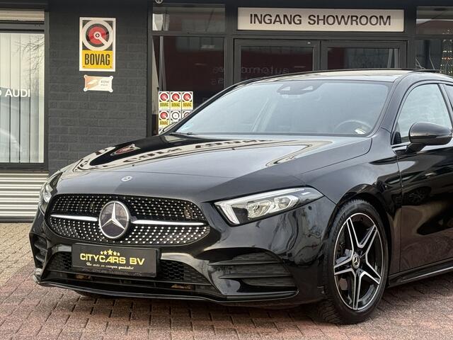 Mercedes-Benz A-KLASSE 200 Launch Edition Premium AMG-Line automaat panoramadak navigatie climate ctr cruise ctr leder keyless-go lmv 18 inch dealer onderhouden