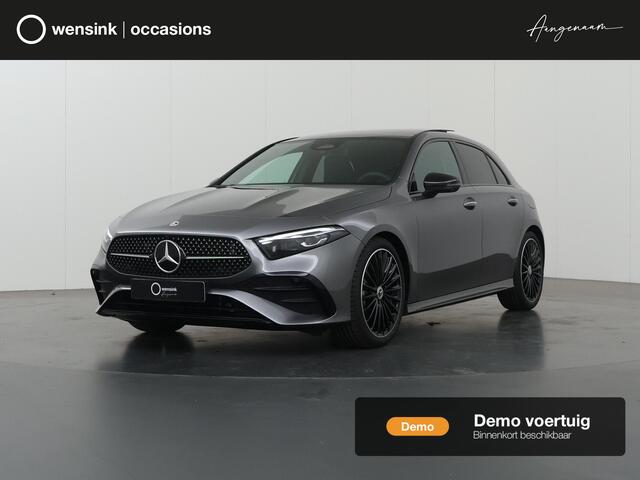 Mercedes-Benz A-KLASSE 180 Business Solution AMG | Panoramadak | Premium plus | Elek. Stoelen met Geheugen | HUD | Stoelverwarming | Parkeercamera | Multibeam LED | Keyless Entry/Go |