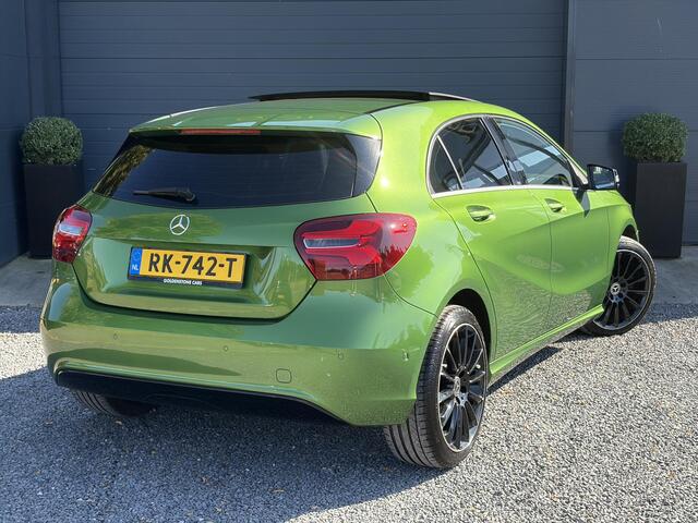 Mercedes-Benz A-KLASSE 160 Ambition Automaat l Dealer Onderhouden l Pano l Carplay l Stoelverw l Navi l Halfleder l Pdc l LED l Clima l Cruise l Lm velgen l 102pk l N.A.P l Apk tot 07-2027