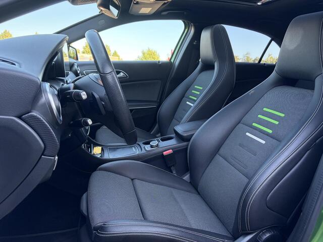 Mercedes-Benz A-KLASSE 160 Ambition Automaat l Dealer Onderhouden l Pano l Carplay l Stoelverw l Navi l Halfleder l Pdc l LED l Clima l Cruise l Lm velgen l 102pk l N.A.P l Apk tot 07-2027