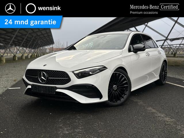 Mercedes-Benz A-KLASSE 180 Star Edition AMG Line | Night | Panoramadak | Multibeam LED | 19 Inch LM velgen | Sfeerverlichting |