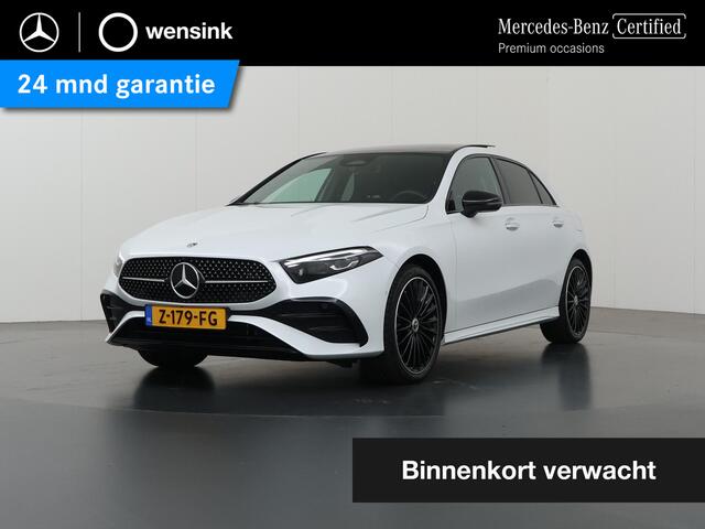 Mercedes-Benz A-KLASSE 250 e AMG Line | Night | Multispaaks velgen | Panoramadak | Multibeam | Sfeerverlichting |