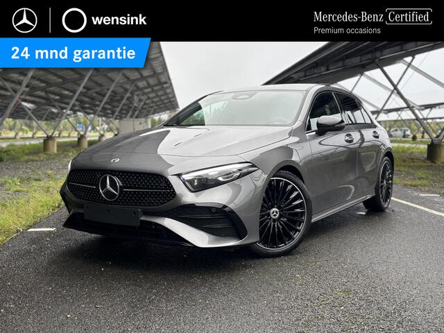 Mercedes-Benz A-KLASSE 180 Business Solution AMG | Night | Panoramaschuifdak | Achteruitrijcamera | Sfeerverlichting| MULTIBEAM LED | 19 inch AMG-velgen |