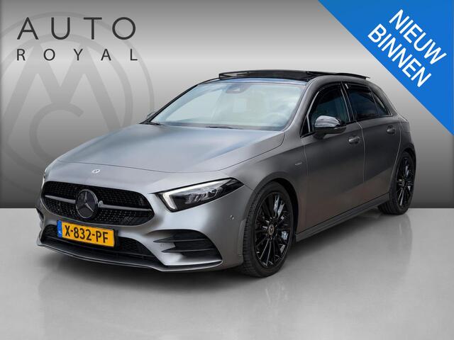 Mercedes-Benz A-KLASSE 200 Launch Edition Premium Plus AMG | PANORAMADAK | SFEER VERLICHTING | CAMERA | MAT GRIJS | STOELVERWARMING | NAVIGATIE | MATRIX LED | APPLE CARPLAY / ANDROID AUTO | CRUISECONTROL |