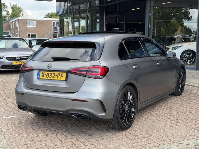 Mercedes-Benz A-KLASSE 200 Launch Edition Premium Plus AMG | PANORAMADAK | SFEER VERLICHTING | CAMERA | MAT GRIJS | STOELVERWARMING | NAVIGATIE | MATRIX LED | APPLE CARPLAY / ANDROID AUTO | CRUISECONTROL |