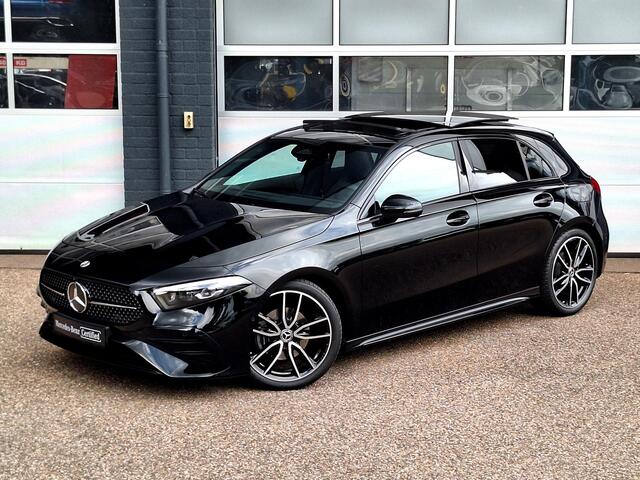 Mercedes-Benz A-KLASSE 180 Star Edition AMG Line | Panoramadak | Night Pakket | Achteruitrijcamera | Sfeerverlichting | Stoelverwarming | Multibeam LED | Dodehoekassistentie | Winter Pakket incl. Stuurwielverwarming