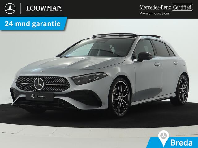 Mercedes-Benz A-KLASSE 180 Business Solution AMG | Panoramadak | 360° camera | Head-up display | Elektrische Stoelen | Inclusief 24 maanden MB Certified garantie voor Europa.