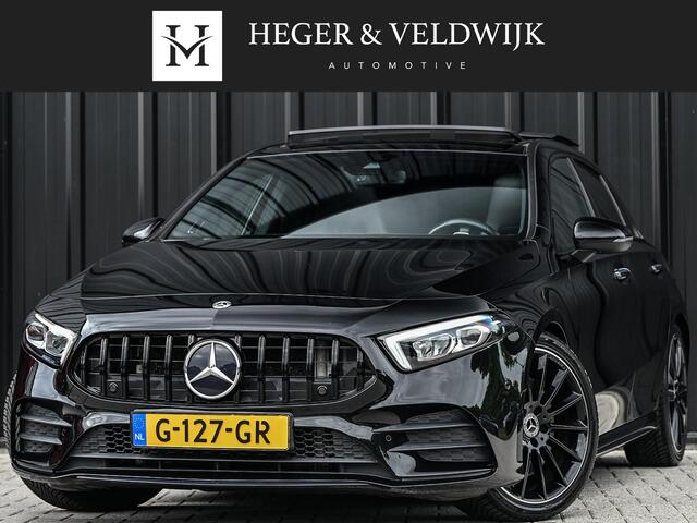 Mercedes-Benz A-KLASSE 250 Premium Plus | AMG Line | Panoramadak | Led | Burmester | Stoelverwarming | Ambiance Interieur | Keyless Entry |