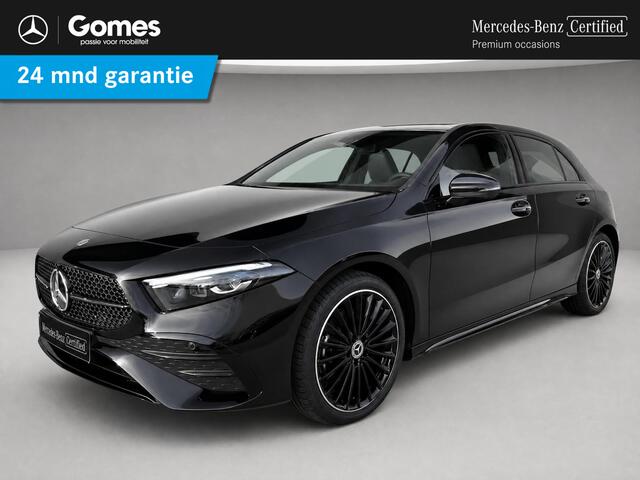 Mercedes-Benz A-KLASSE 250 e Business Solution AMG | AMG Plus Pakket | Night Pakket | Panoramadak | 360° Camera | Dodehoekassistent | Head-up Display | Advanced Sound System | MULTIBEAM LED Koplampen | Elektrisch Verstelbare Stoelen + Memory | Stoelverwarming | Sfeerverlichting | Apple CarPlay | Android Auto | Elektrisch Inklapbare Buitenspiegels | Parkeersensoren