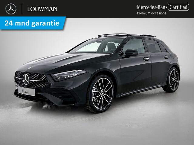 Mercedes-Benz A-KLASSE 250 e Business Solution AMG | AMG Line Plus pakket | Nightpakket | MULTIBEAM LED | 360° camera | Panoramaschuifdak | Smartphone-integratie | Head-up display | 19 inch AMG velgen |
