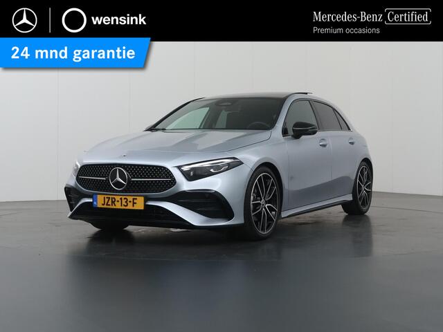 Mercedes-Benz A-KLASSE 180 Business Solution AMG | Trekhaak | Panoramaschuifdak | AMG Line Plus pakket | 19"AMG-velgen | Head-up display | Dodehoekassistent |