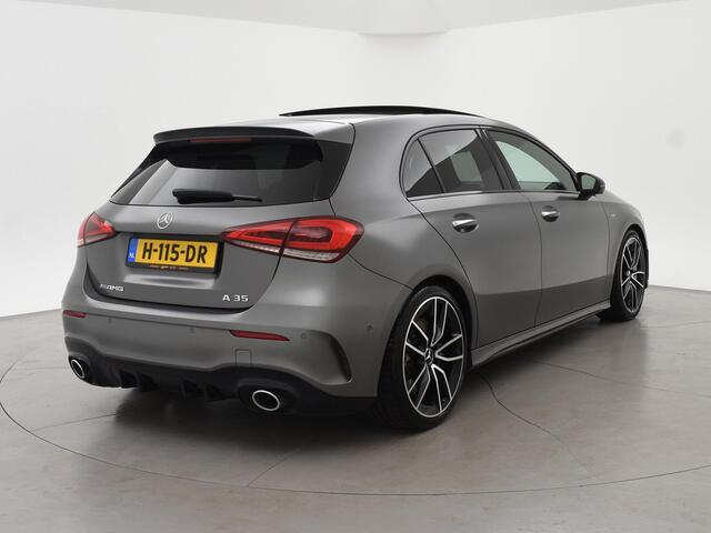 Mercedes-Benz A-KLASSE AMG 35 4MATIC 306 PK ORIG. NL PANORAMA | BURMESTER | 360 CAMERA | MAGNO MOUNTAIN GRAY | PERFORMANCE SEATS