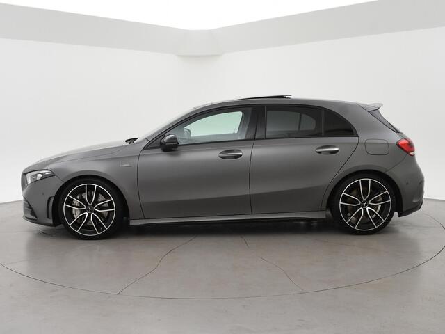 Mercedes-Benz A-KLASSE AMG 35 4MATIC 306 PK ORIG. NL PANORAMA | BURMESTER | 360 CAMERA | MAGNO MOUNTAIN GRAY | PERFORMANCE SEATS