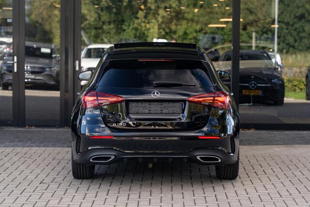 Mercedes-Benz A-KLASSE 180 Business Solution AMG | Panoramaschuifdak | Premium Plus | Nightpakket | 19"Multispaak AMG velgen | Stoelverwarming | 360° camera | Head-up display |