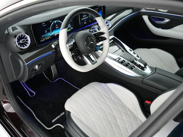Mercedes-Benz AMG-GT 4-Door Coupé 43AMG 367pk 4MATIC+ Premium Plus |dealer odnerhouden|manufaktur|panoramadak|Burmester|head-up display|massage|memory|Stoelverwarming & verkoeling|360°-camera|Apple Carplay|sfeerverlichting|carbon interieur|
