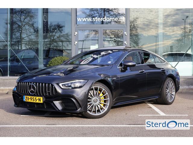 Mercedes-Benz AMG-GT 4-Door Coupe AMG 53 4MATIC+ Premium Plus I Performance stoelen I Achteras besturing I Luchtvering I Schuifdak I 360 camera I Distronic I Burmester I Head-up I Carbon pakket I I Nederlandse auto I 4 zitter I 1e eigenaar I Bruin leder I BTW auto I