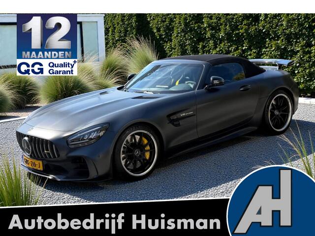 Mercedes-Benz AMG-GT R Roadster 430kW/585pk DKG7 1/750! DISTRONIC PLUS + VIRTUAL COCKPIT + BURMESTER 3D SOUND + CAMERA + BLIS + + STOELVERWARMING + AIRSCARF + MBUX NAVIGATIE + ACHTERASBESTURING + HOMELINK + PARKSENSOREN + 19"/20" LM-VELGEN!