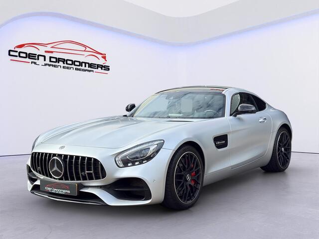 Mercedes-Benz AMG-GT 4.0 S |Lederen stoelen met memory|Burmester Audio|Keyless|Panoramadak|Dode Hoek sens.|Adaptive Cruise|Carbon interieur|Camera+Park. sens. V+A|Stoelverwarming| (*MET GARANTIE*)