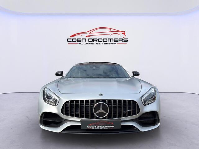Mercedes-Benz AMG-GT 4.0 S |Lederen stoelen met memory|Burmester Audio|Keyless|Panoramadak|Dode Hoek sens.|Adaptive Cruise|Carbon interieur|Camera+Park. sens. V+A|Stoelverwarming| (*MET GARANTIE*)