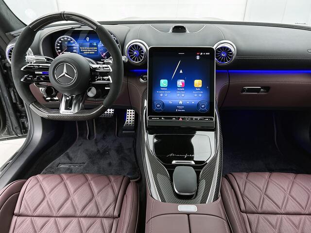 Mercedes-Benz AMG-GT AMG 63 PRO 4MATIC+ | Premium Pakket | Nightpakket II | MANUFAKTUR Interieurpakket | Rijassistentiepakket Plus | Sierelementen in AMG carbon | Liftsysteem | 21" kruisspaaks gesmede AMG-velgen | Burmester High-End 3D Surround Sound | AMG indoor car cover | 