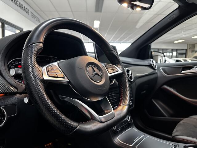 Mercedes-Benz B-KLASSE 180 AMG Night Edition Plus/ Open Pano-Dak!/ Automaat/ LED Koplampen/ Trekhaak!/ 18''LMV/ Half-LEDER/ Clima/ Navi/ Cruise/ Bluetooth/ Multi.LEDER.Stuur/ Flippers/ Elek.Pakket/ PDC V+A.