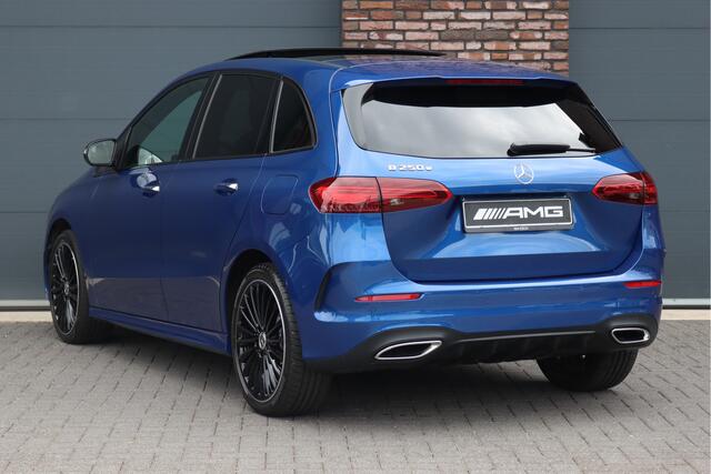 Mercedes-Benz B-KLASSE 250 e Star Edition AMG Line | Distronic Pro | Panoramadak | Memory | Burmester | Verwarmd Stuurwiel | Surround Camera | Keyless Go | Night Pakket | Augmented Reality |
