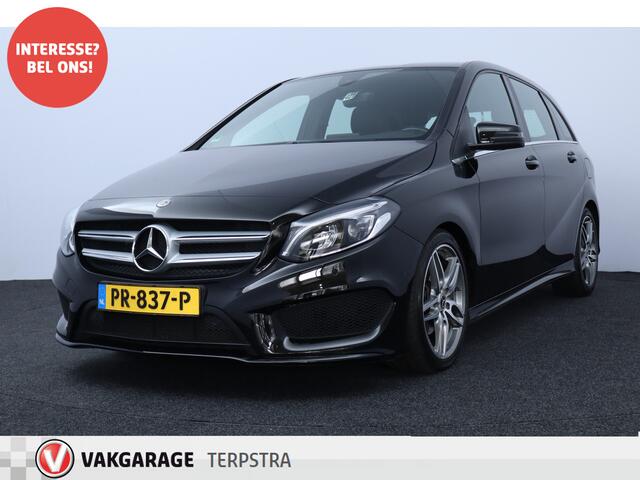 Mercedes-Benz B-KLASSE 180 Business Solution AMG/ AUTOMAAT!/ Zwarte-Hemel/ 18'' LMV/ LED Koplampen/ Keyless-GO/ Stoelverw./ Camera/ PDC V+A/ Half-Leder - Alcantara/ Navi/ Cruise/ Bluetooth/ Multi. Sportstuur.
