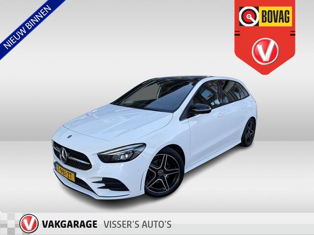 Mercedes-Benz B-KLASSE 200 Business Solution AMG | stoelverwarming | 18 inch velgen | panoramadak | burmester-geluidssysteem |