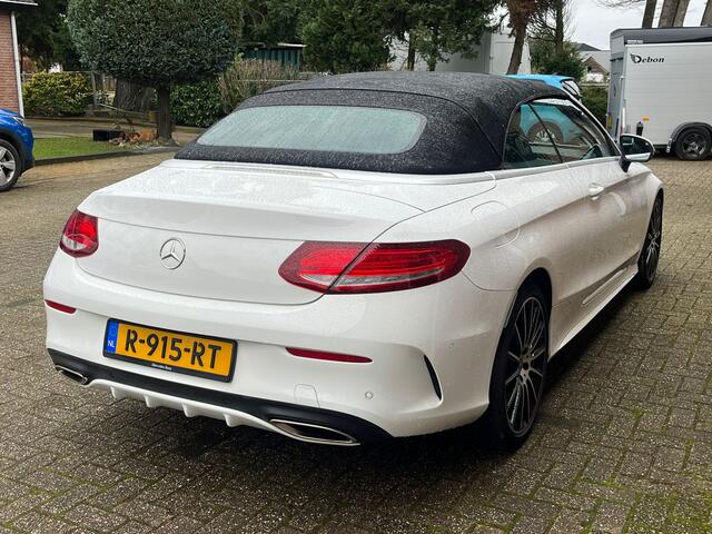 Mercedes-Benz C-KLASSE Cabrio 180 Premium Plus. Burmester, 19"LMV, Half Leer, Stoelverw, Led Koplampen