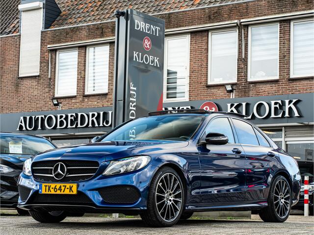 Mercedes-Benz C-KLASSE 180 AMG Sport Edition 19 inch ORG NL PANO CAMERA NIGHT PAKKET TREKHAAK 37000KM!!