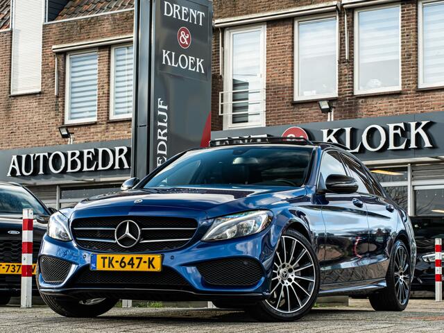 Mercedes-Benz C-KLASSE 180 AMG Sport Edition 19 inch ORG NL PANO CAMERA NIGHT PAKKET TREKHAAK 37000KM!!