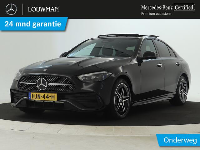Mercedes-Benz C-KLASSE 300 e AMG Plug-In Hybride Panoramadak | Lichtmetalen velgen | Parking support met camera achter | Navigatie | | Inclusief 24 maanden MB Certified garantie voor Europa.