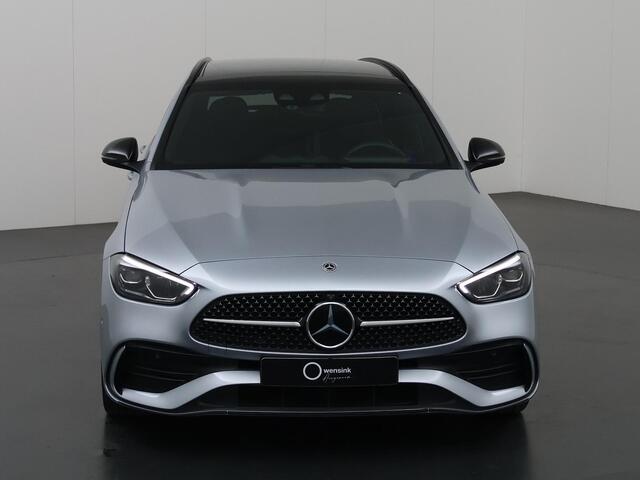 Mercedes-Benz C-KLASSE 300e AMG Line | Night | Panoramadak | 360 graden camera | Dakrails |